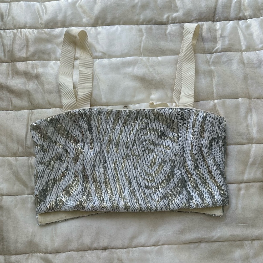 NBD Zebra Sequin Top - Picture 8 of 11